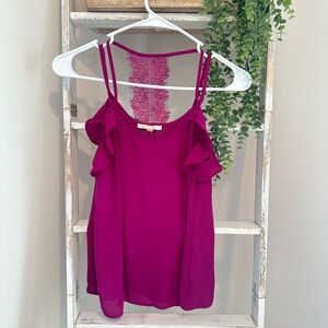 Skies Are Blue Ruffle Top